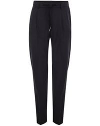Peserico - Drawstring Casual Pants - Lyst