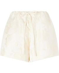 Simone Rocha - Elasticated Rose Shorts - Lyst