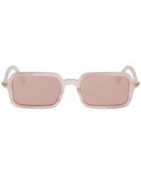 Fendi - Eyewear Selleria Rectangle Frame Sunglasses - Lyst