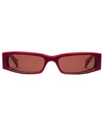 Gucci - Eyewear Rectangular Frame Sunglasses - Lyst