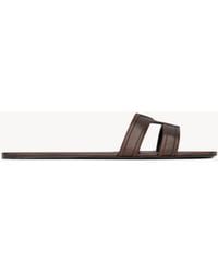 Saint Laurent - Mabrouka Slip-On Sandals - Lyst