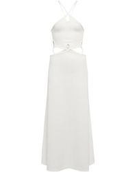 Christopher Esber - Openwork Ribbed Knit Dress - Lyst