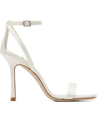 Jimmy Choo - Moza 100 Satin Crystal Buckle High-Heeled Sandals - Lyst