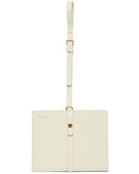 Marni - Calf Leather Strapped Clutch Bag - Lyst