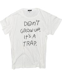 R13 - Don'T Grow Up Printed T-Shirt - Lyst