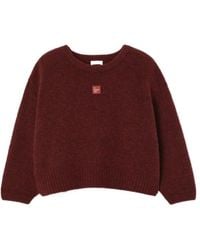 American Vintage - Logo Patch Knitted Sweater - Lyst