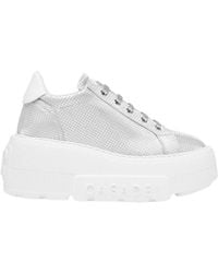 Casadei - Nexus Metallic Leather Sneakers - Lyst