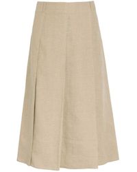 Tod's - Minimalist Versatile Solid Color Skirt - Lyst