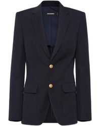 DSquared² - Single Breasted Carolyn Jacket - Lyst