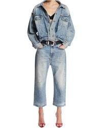 R13 - Button-Front Denim Jacket - Lyst