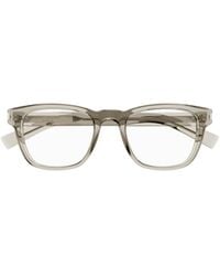Saint Laurent - Eyewear Square Frame Glasses - Lyst