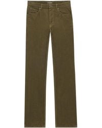 Saint Laurent - Mid-Rise Corduroy Pants - Lyst