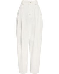 Jacquemus - Pleated Tapered Trousers - Lyst