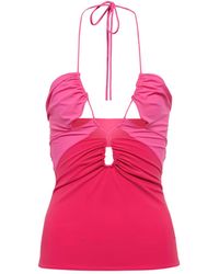 Nensi Dojaka - Cutout Halterneck Top - Lyst