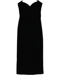 Mugler - Sleeveless Dress With Shoulder Cutoffs - Lyst