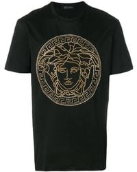 Versace - Logo-Embellished Crewneck T-Shirt - Lyst