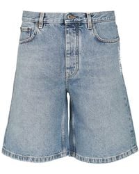 Off-White c/o Virgil Abloh - Half Arrow Denim Shorts - Lyst