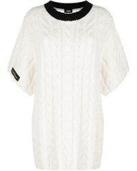 we11done - Oversized Cable-Knit Jumper - Lyst