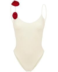 LaRevêche - Ashar Floral-Appliqué Swimsuit - Lyst