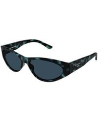 Balenciaga - Eyewear Oval Frame Sunglasses - Lyst