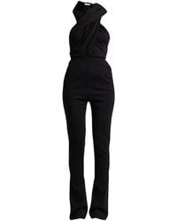 Saint Laurent - Solid-Color Jumpsuit - Lyst