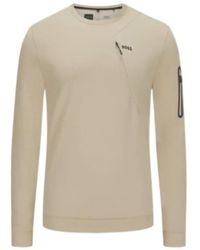 BOSS - Long-Sleeved Sweater - Lyst