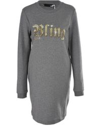 Moschino - Printed Logo Dress - Lyst
