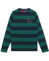 Paul & Shark - Striped Logo Long-Sleeved T-Shirt - Lyst