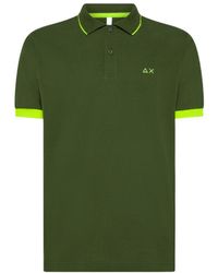Sun 68 - Contrast Trim Polo Shirt - Lyst