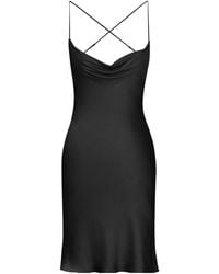 Saint Laurent - Backless Cowl Dress - Lyst