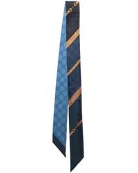 Gucci - Printed Silk Twill Ribbon - Lyst