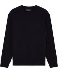 Emporio Armani - Long-Sleeved Crewneck Sweatshirt - Lyst