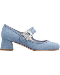 Roger Vivier - Très Vivier Strass Buckle Babies Pumps - Lyst