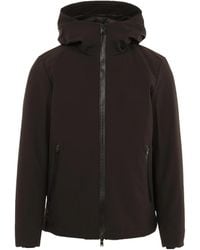 Woolrich - Hooded Zip-Up Jacket - Lyst
