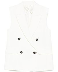 Max Mara - Staia Double-Breasted Waistcoat - Lyst