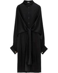 Loewe - Draped Shirt Dress - Lyst