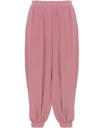 ROTATE BIRGER CHRISTENSEN - Elastic-Waist Casual Trousers - Lyst