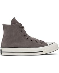 Converse - Taupe Chuck 70 Heritage Color Suede Sneakers - Lyst