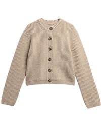 Barbour - Button-Front Knit Cardigan - Lyst
