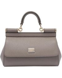 Dolce & Gabbana - Sicily Small Top Handle Shoulder Bag - Lyst