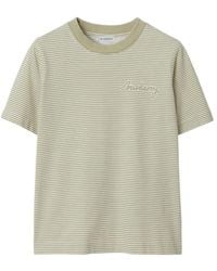 Burberry - Striped T-Shirt - Lyst