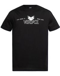 Versace - T-Shirt With Print - Lyst