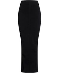Rick Owens - Minimalist Solid Color Midi Skirt - Lyst