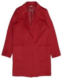 Max Mara - Single-Breasted Medium-Length Coat - Lyst