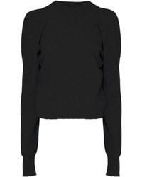 Maison Margiela - Puff-Shoulder Wool Sweater - Lyst