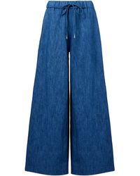 Gabriela Hearst - Gelos High-Rise Cotton And Linen Wide-Leg Pants - Lyst
