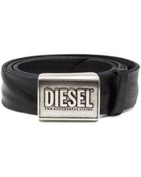 DIESEL - B-Metal Biscotto Belt - Lyst