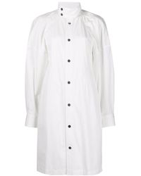 Bottega Veneta - Long Sleeved Shirt Dress - Lyst