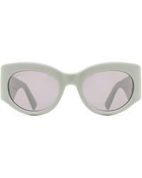 Gucci - Eyewear Oval Frame Sunglasses - Lyst