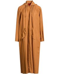 MAX&Co. - Solid Color Hooded Coat - Lyst